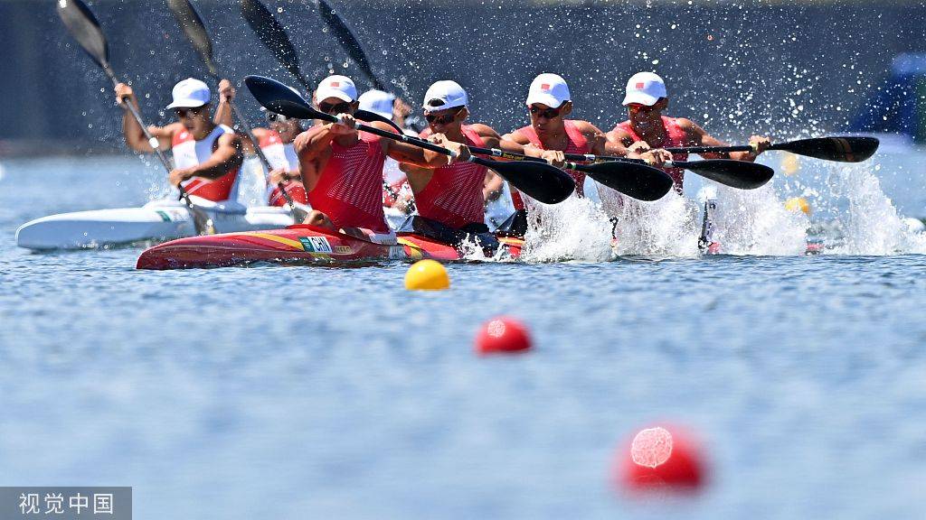 原创男子500米四人皮艇分组预赛 中国队小组第四晋级1/4决赛