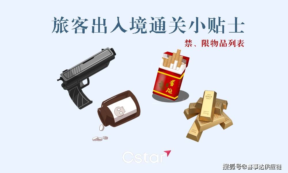 旅客出入境通关小贴士重点关注禁限物品列表及免税额度