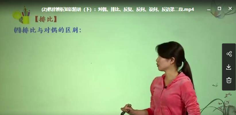 学而思网校王帆初中语文基础知识专题视频课程