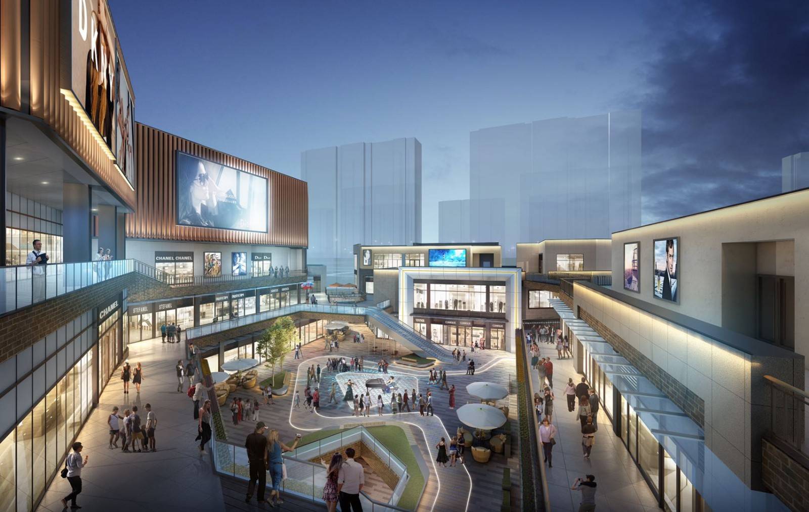 区域内时尚生活新坐标!通州紫御星天地购物中心设计分享