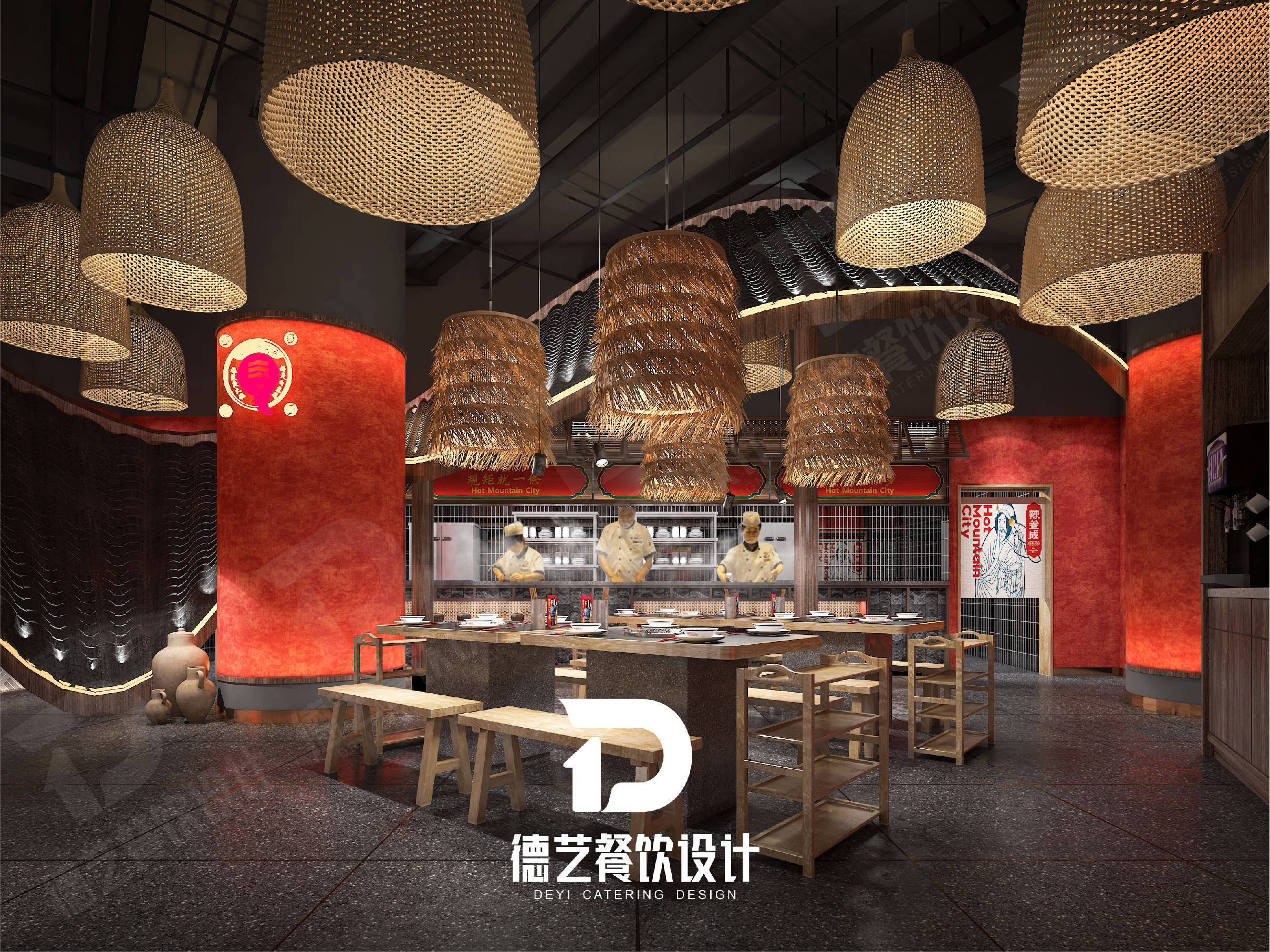 德艺&辣叁成|明星ip 差异化设计=万人空巷当红不让_餐饮
