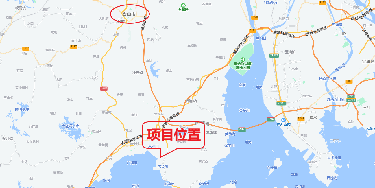 江门g240国道规划图图片
