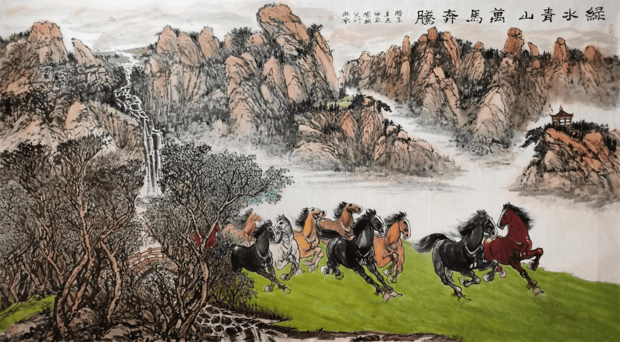 2021收藏潜力画家——闻朝_国画