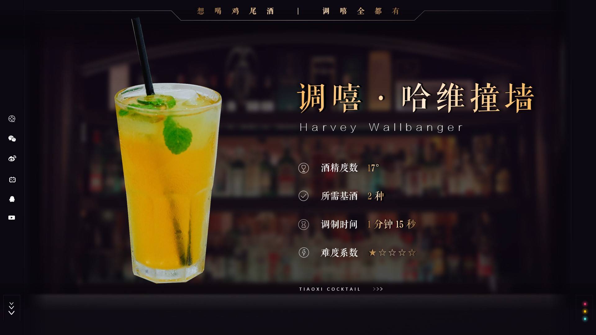 调嘻鸡尾酒第56集哈维撞墙