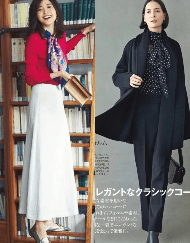 面料|记住这3个日系穿法,洋气又显瘦