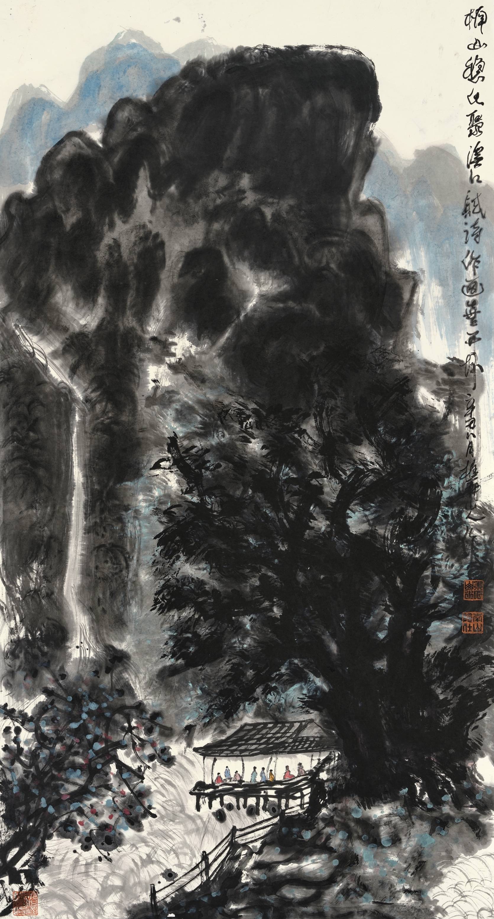 博观约取,厚积薄发 ——国画家,画鹰大家,指墨画艺术大师朱祖国_山水