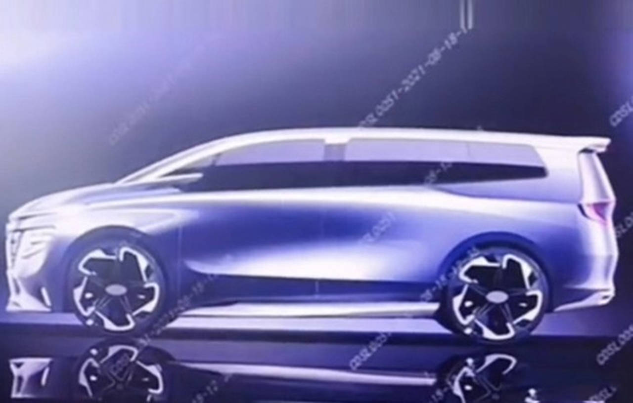 疑似星途vm设计草图曝光定位中高端mpv外观非常大气