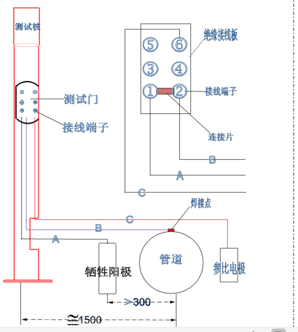 套装镁合金牺牲阳极安装说明