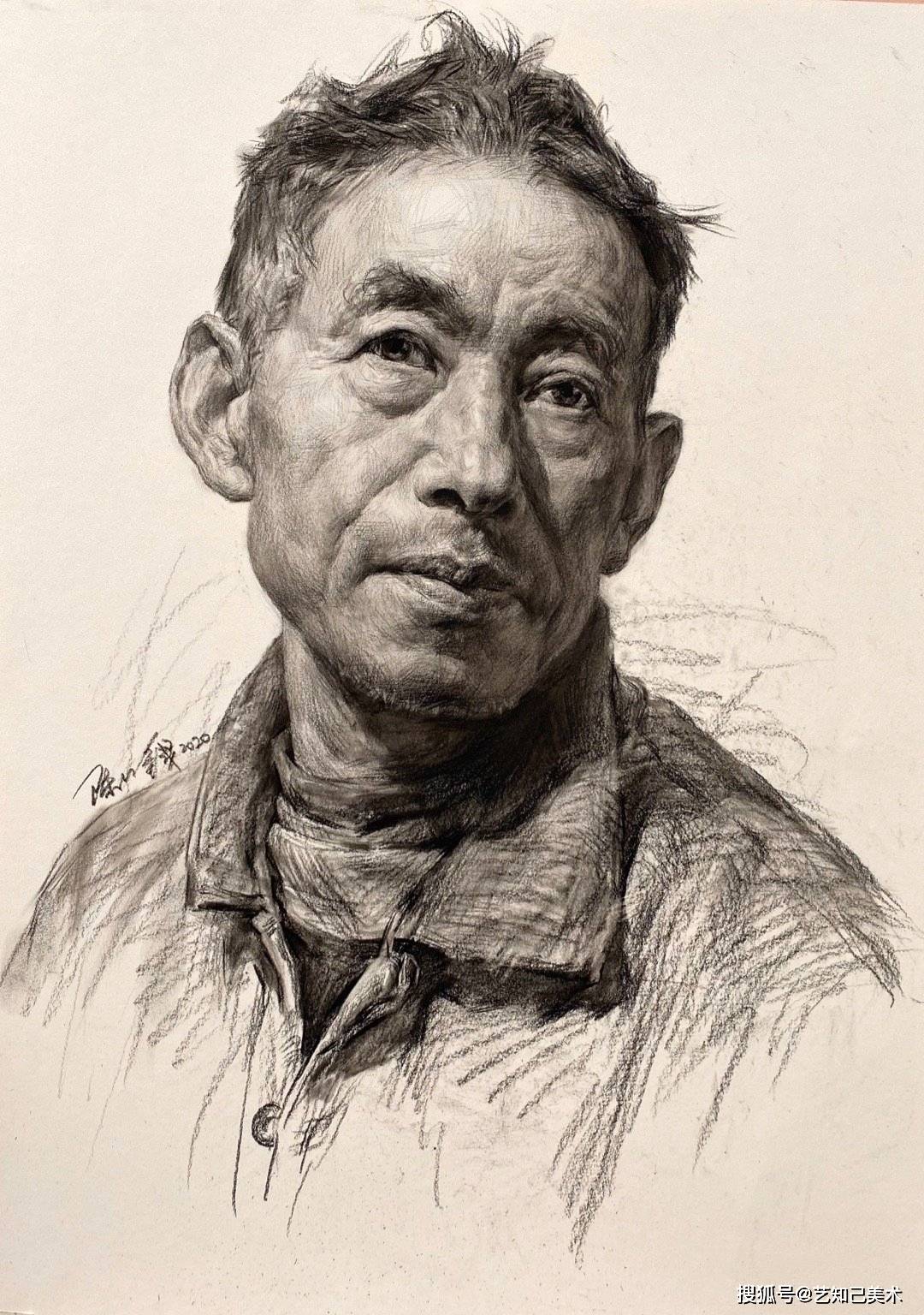 下巴|素描头像究竟应该怎样学？学会方法，谁都难不倒