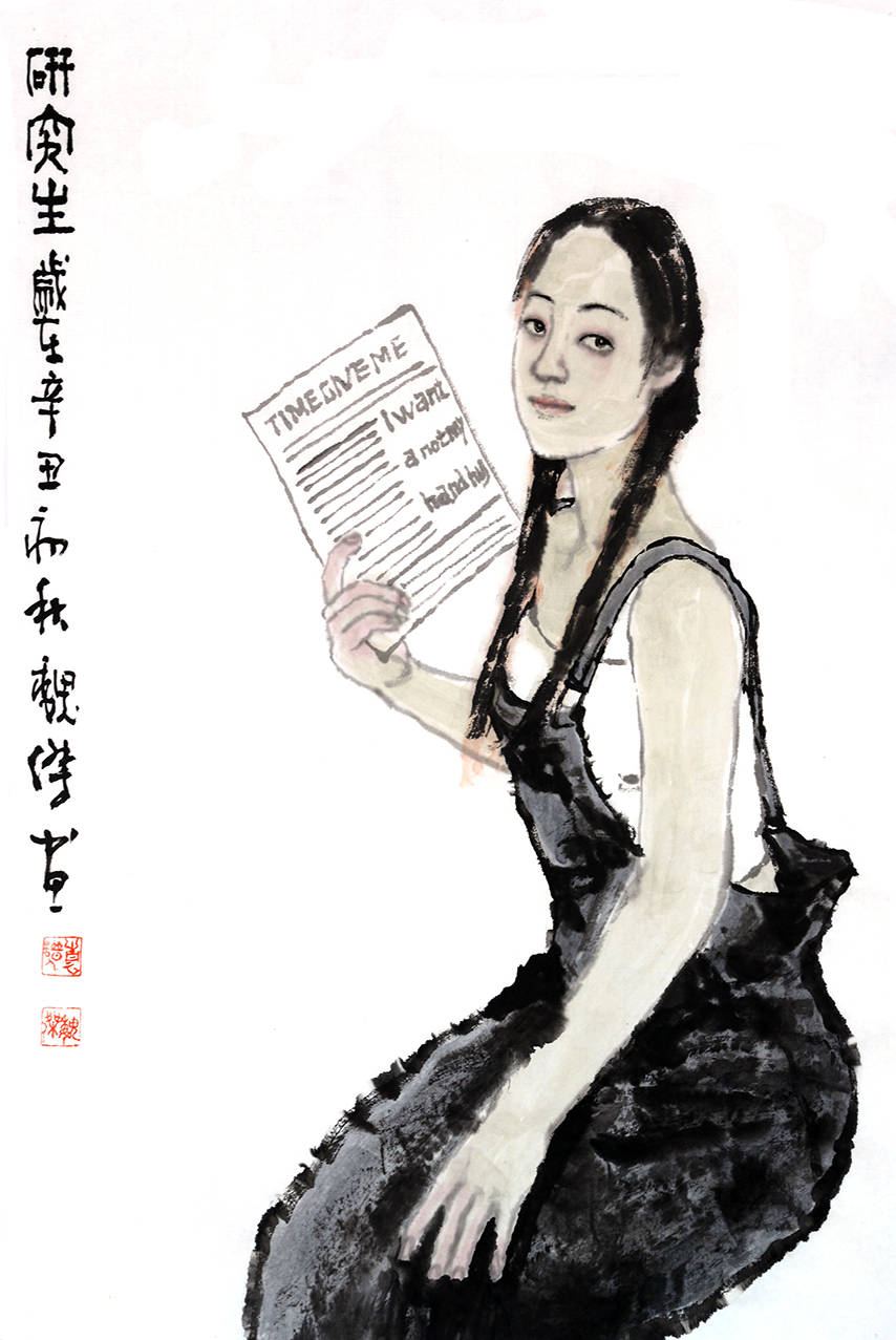 2021画家魏杰先生写意人物新作欣赏