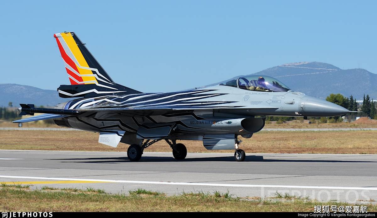 皇家空军f:16am战斗猎鹰国际战斗机