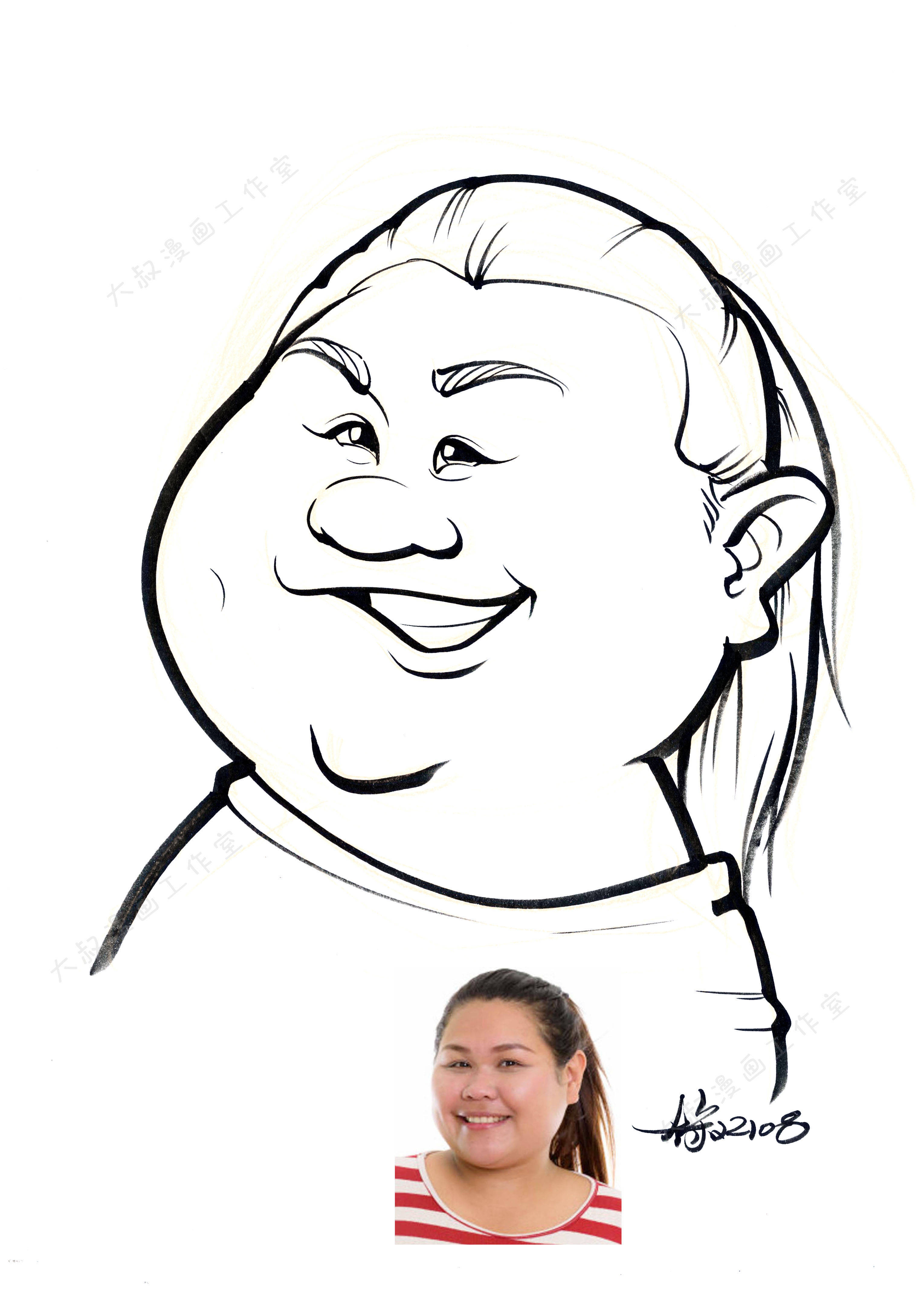 大叔漫画王西振似颜绘作品