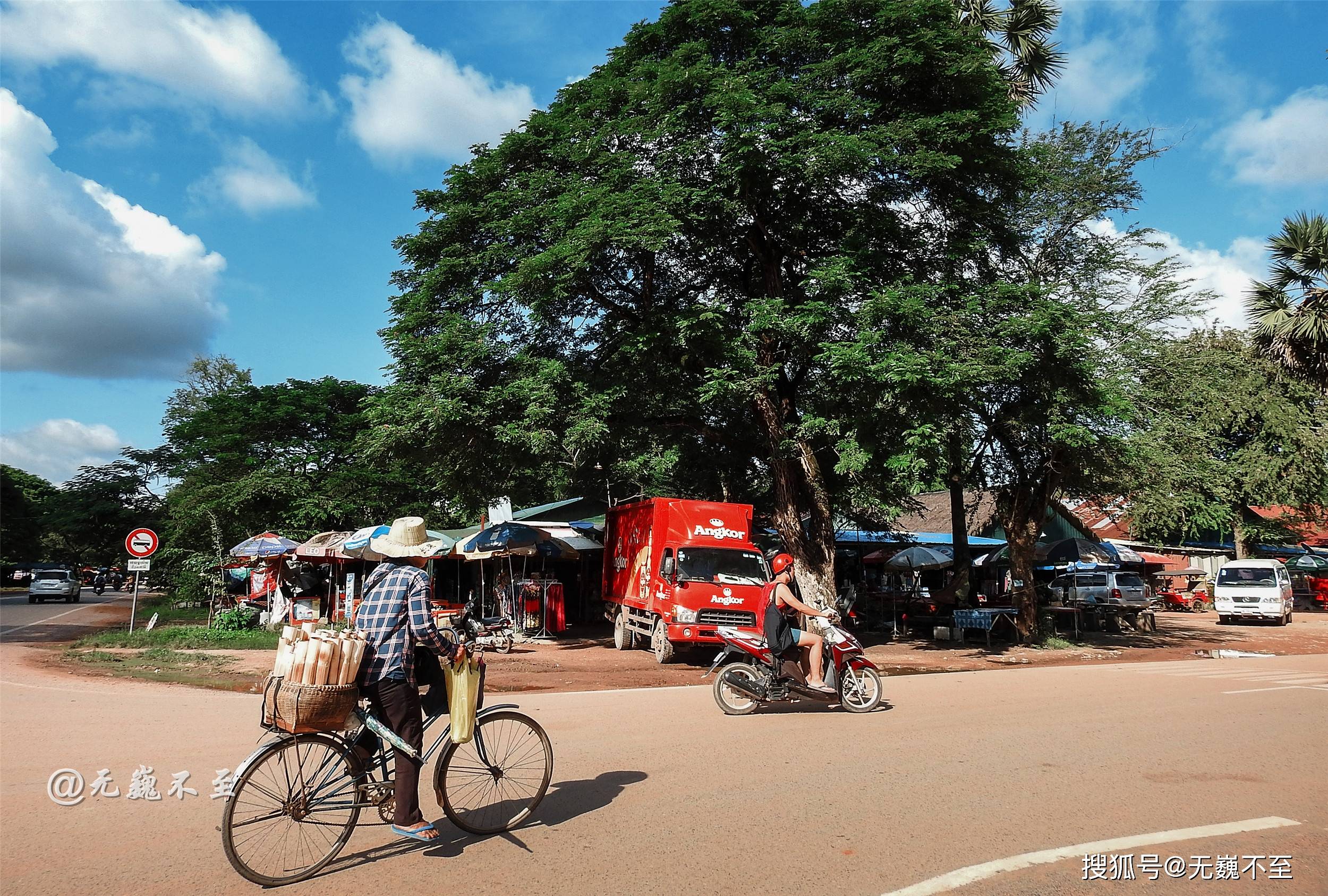 柬埔寨街景图片图片