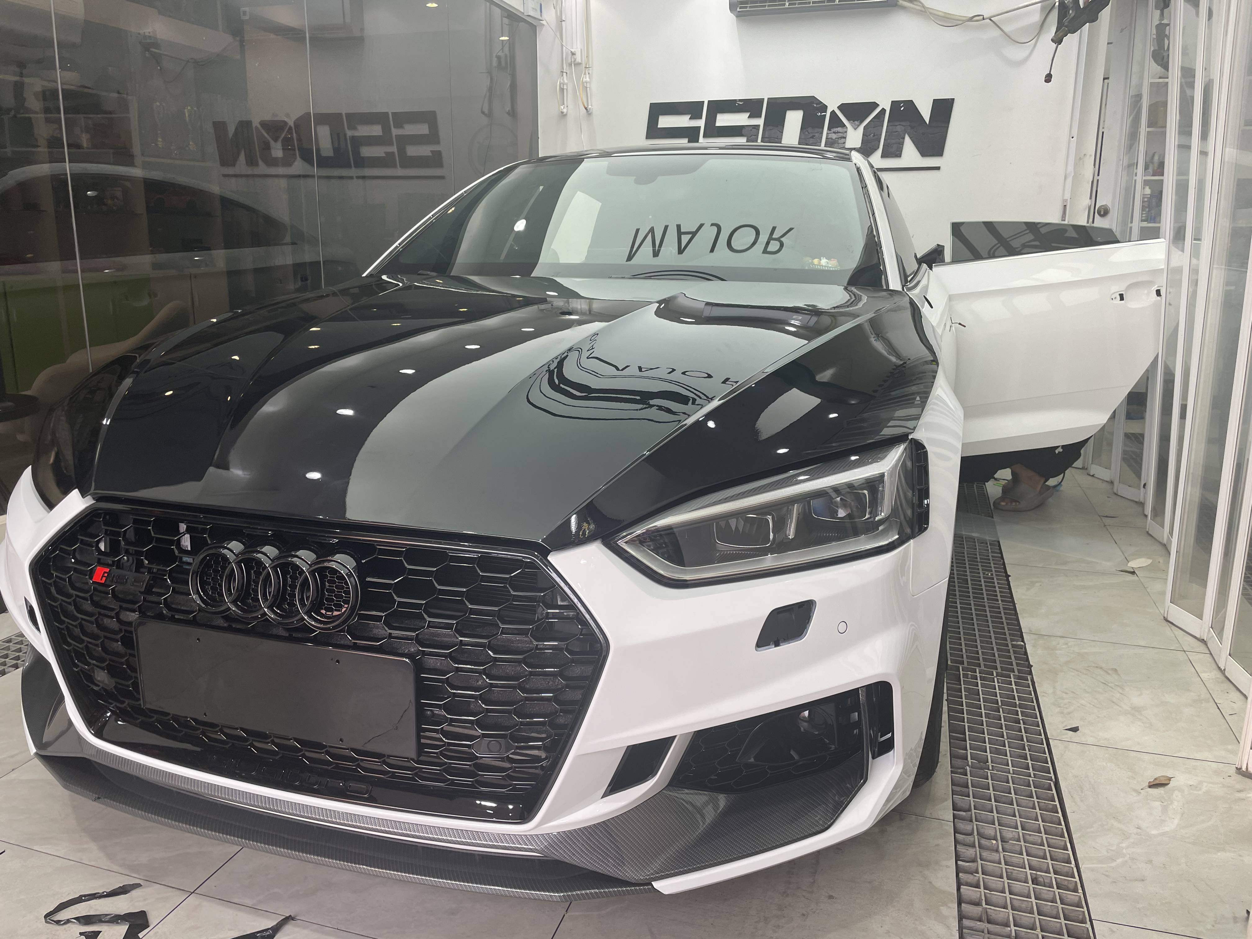 奥迪a5改色贴膜钢琴黑-时尚与运动并存!_搜狐汽车_搜狐网