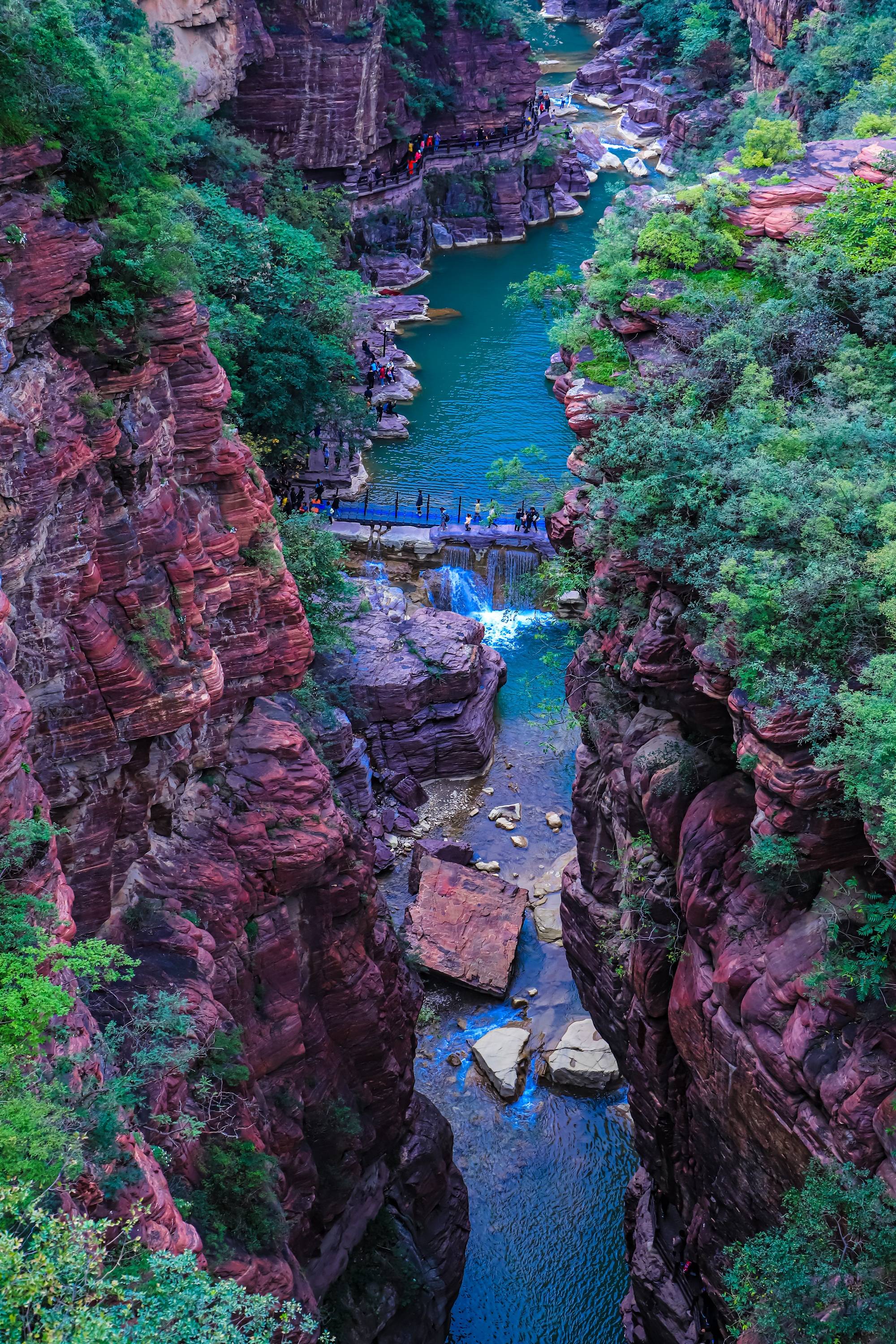 定远县红石峡景区图片