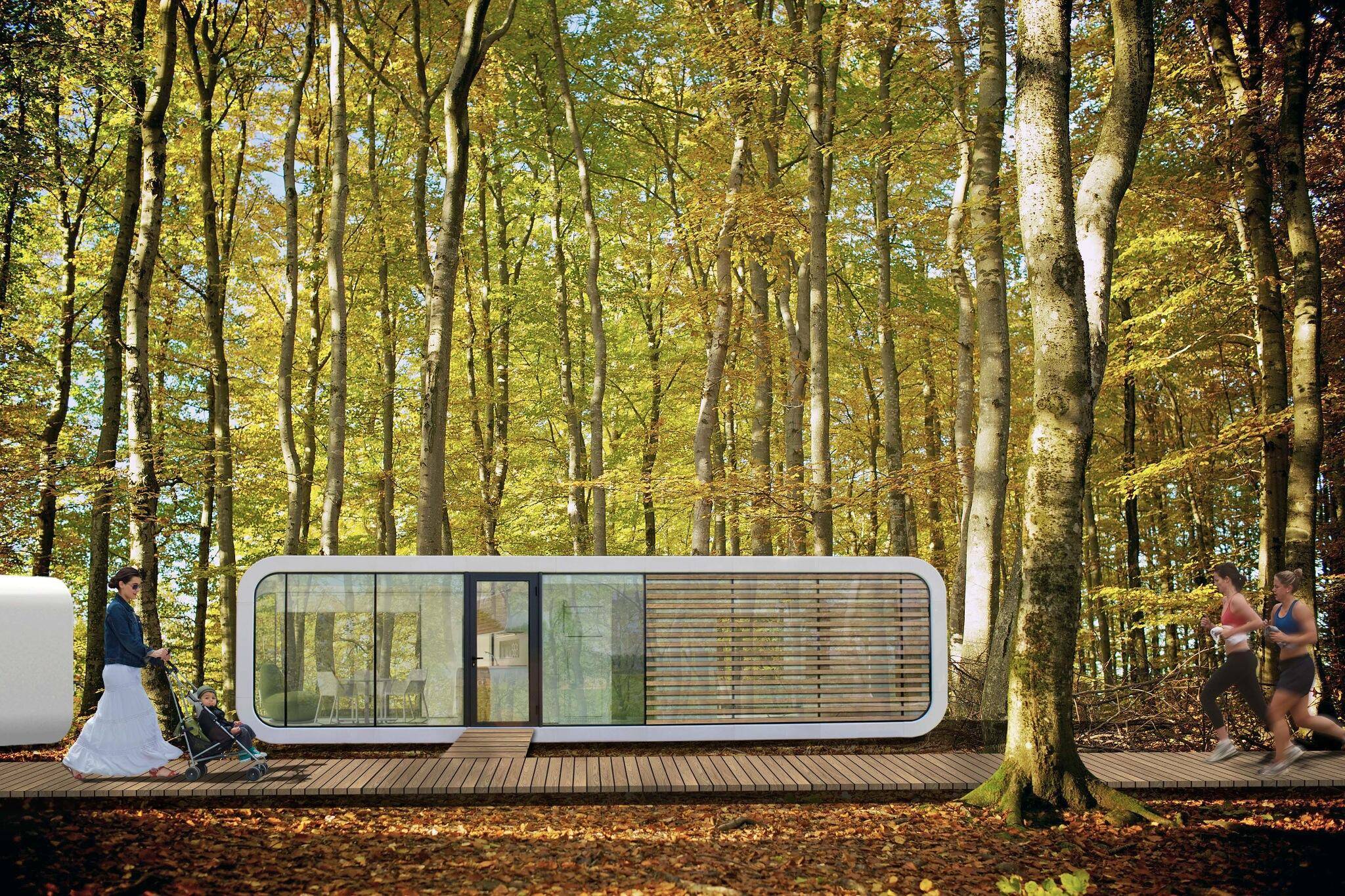 装配式建筑可移动民宿酒店突破地域限制随时移动你想把它建在哪里都