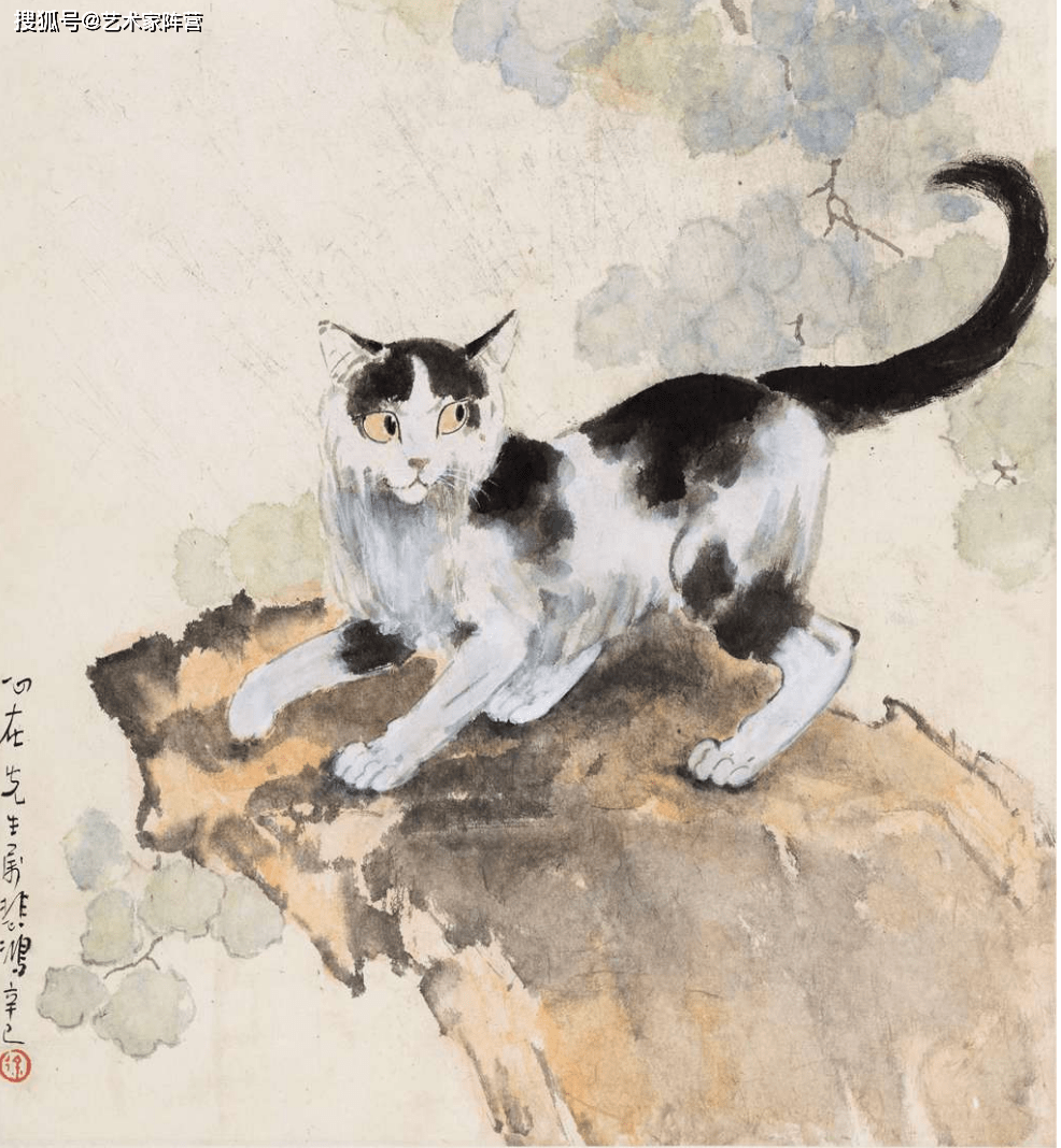 徐悲鸿只画马？你out了。这种动物，他画的更牛。_搜狐网