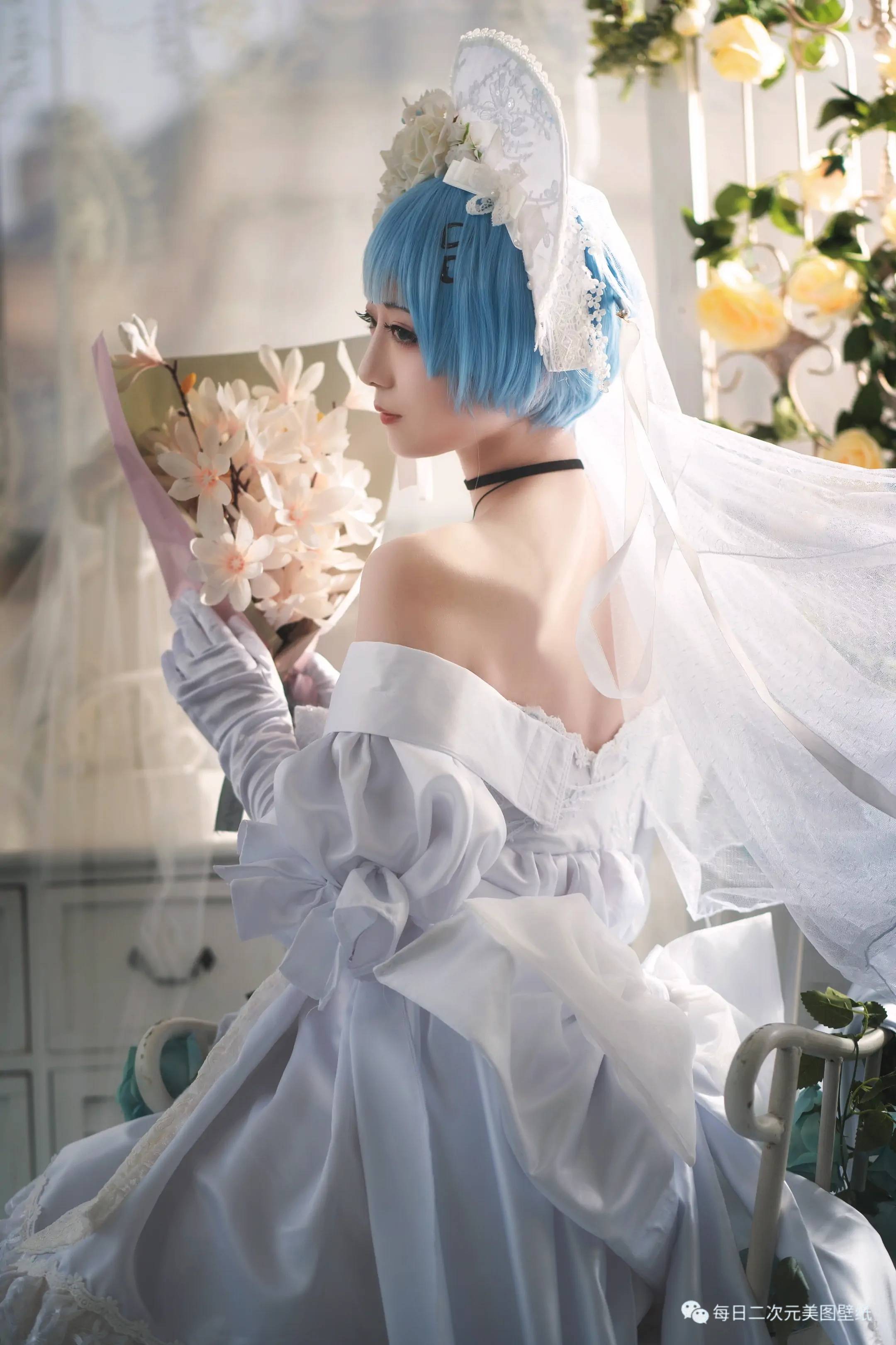 cos美图少女前线zas婚纱