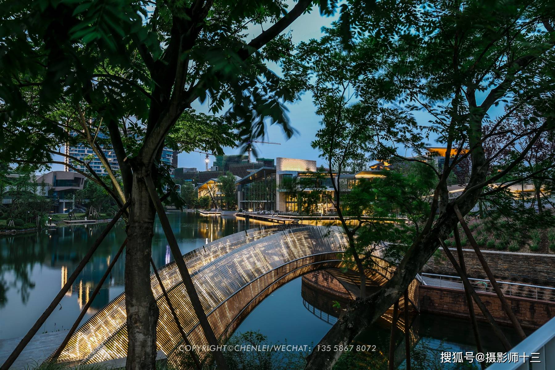 成都建筑景观摄影之麓湖景观航拍