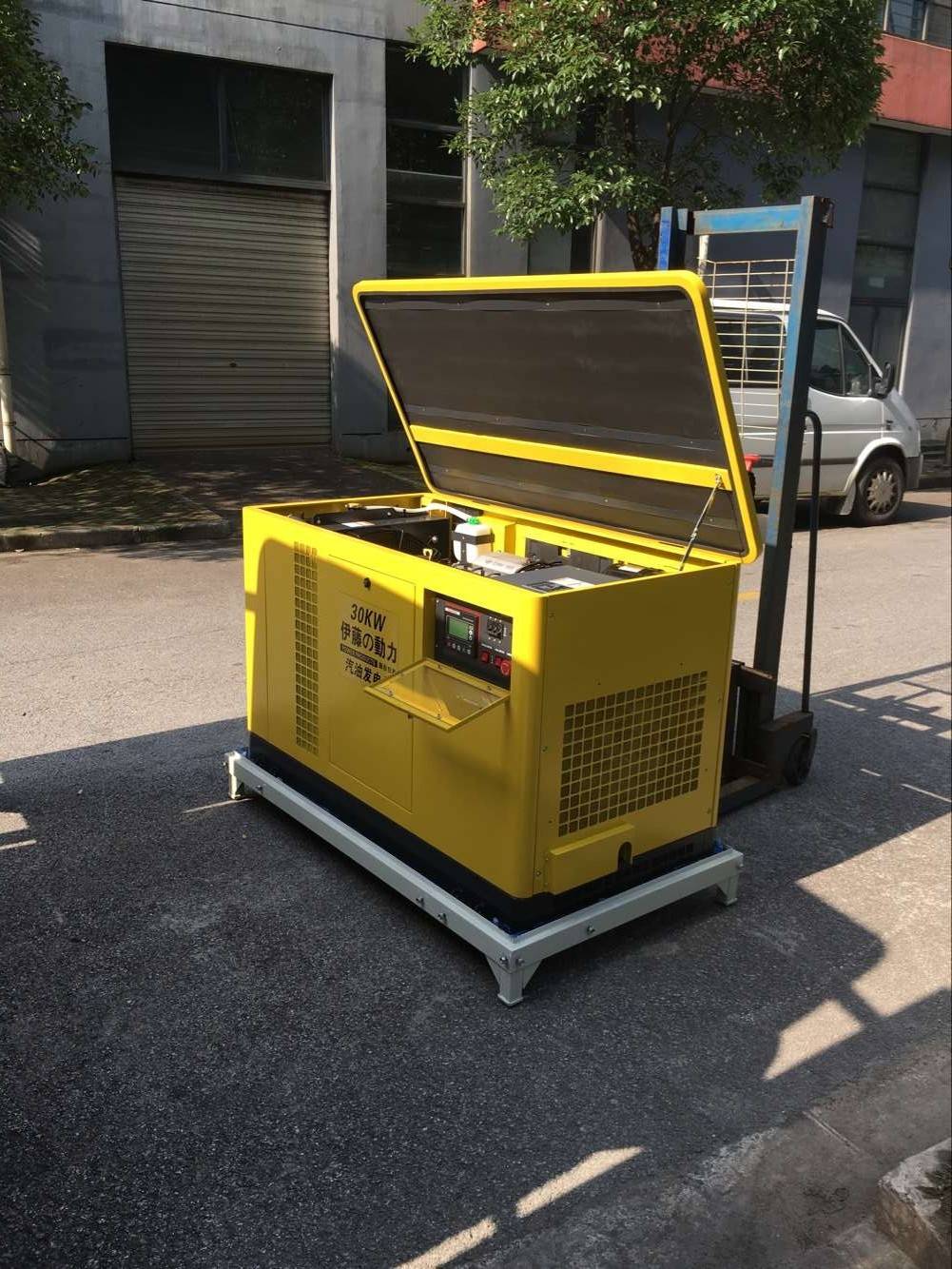 停电自动切换汽油发电机30kw自动启动自停机