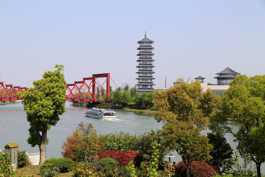 扬州运河三湾风景区,现为世界文化遗产,国家水利风景区