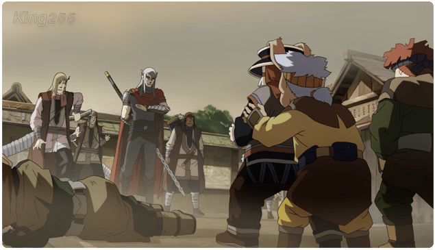 5,雪伦竟然假借魁拔复活来抢钱了锣鼓喧天,鞭炮齐鸣,村民们热烈欢送这