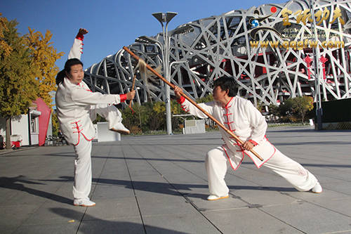 北京花拳亮相鸟巢