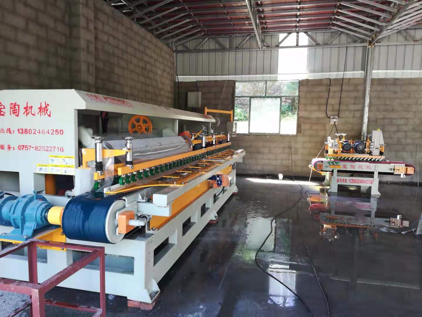 做一个瓷砖切割加工厂_的设备