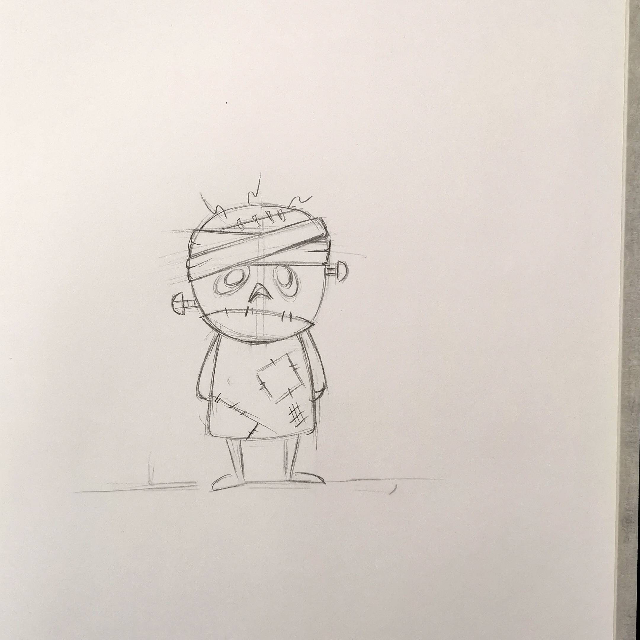 画师戳戳教你画僵尸小可爱