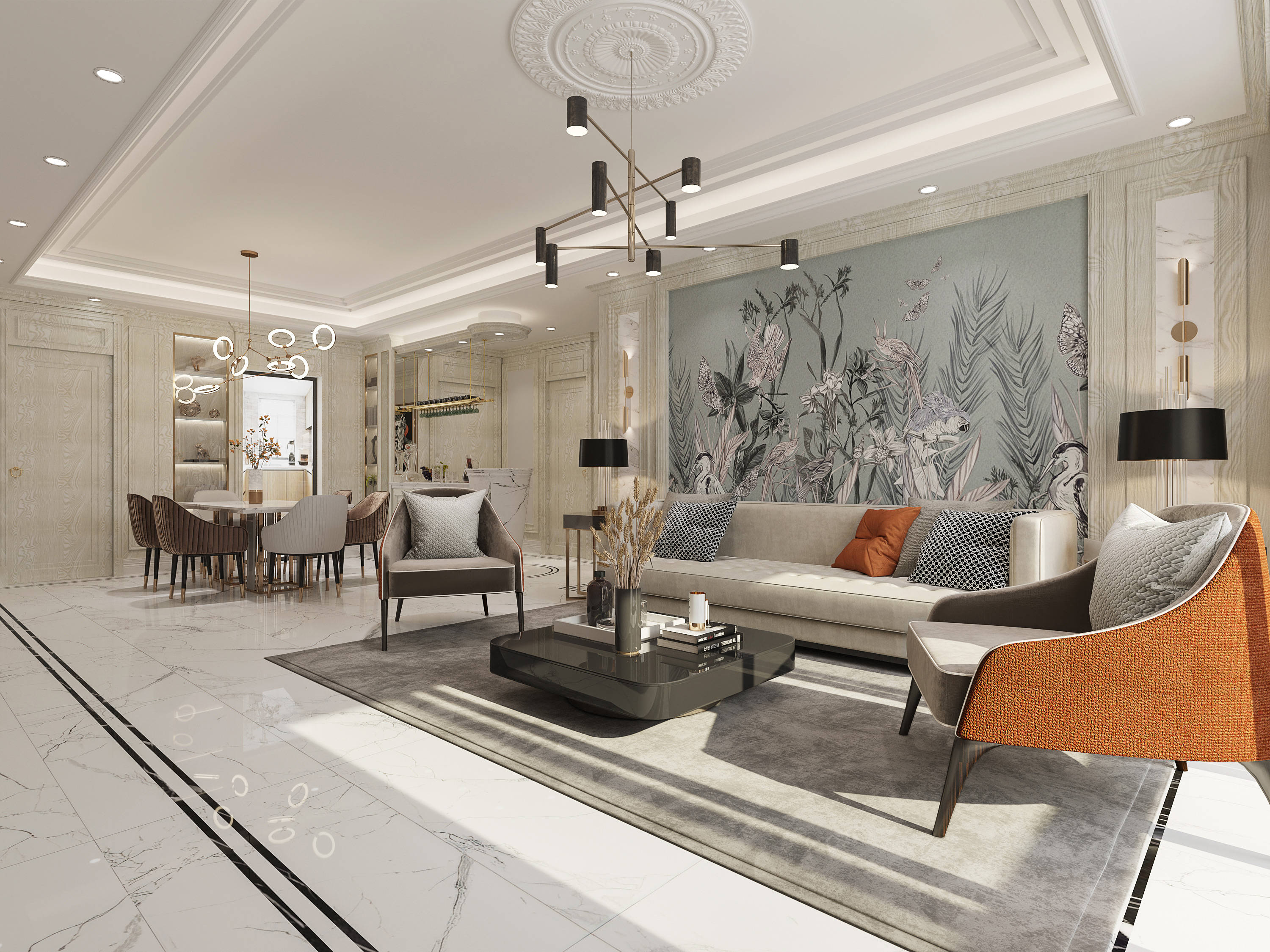 倪政浩装修方式:全包装修类型:二手房户型:4室2厅风格:简约法式小区