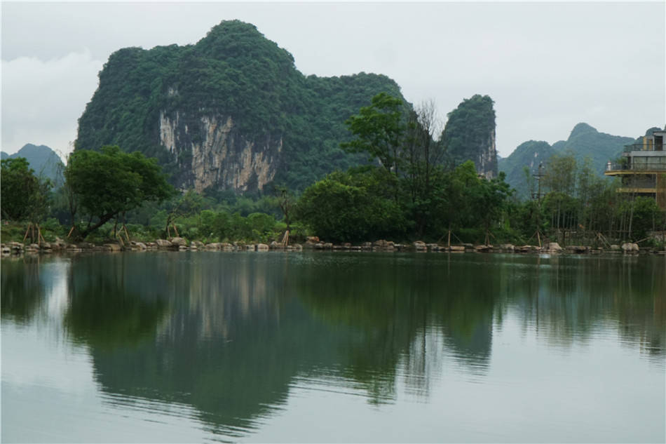 漓江|广西：阳朔，十里画廊，遇龙河两岸的“玉碧罗青”