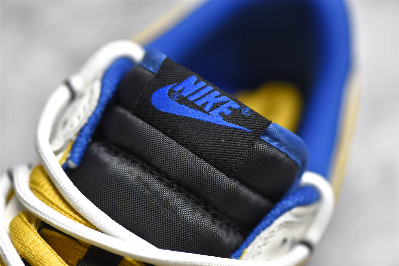 黑色 耐克 OFF WHITE x Nike Dunk Low OW 联名闪电黑蓝运动鞋