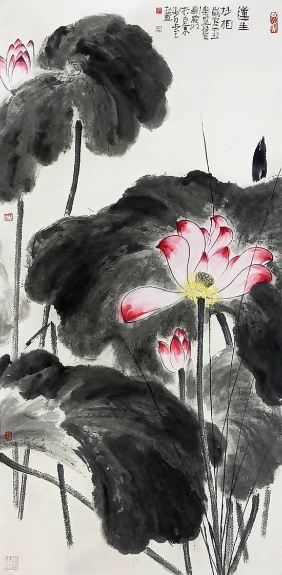 系列|名家风采——画家刘保收（乙鸣）荷花系列作品雅集