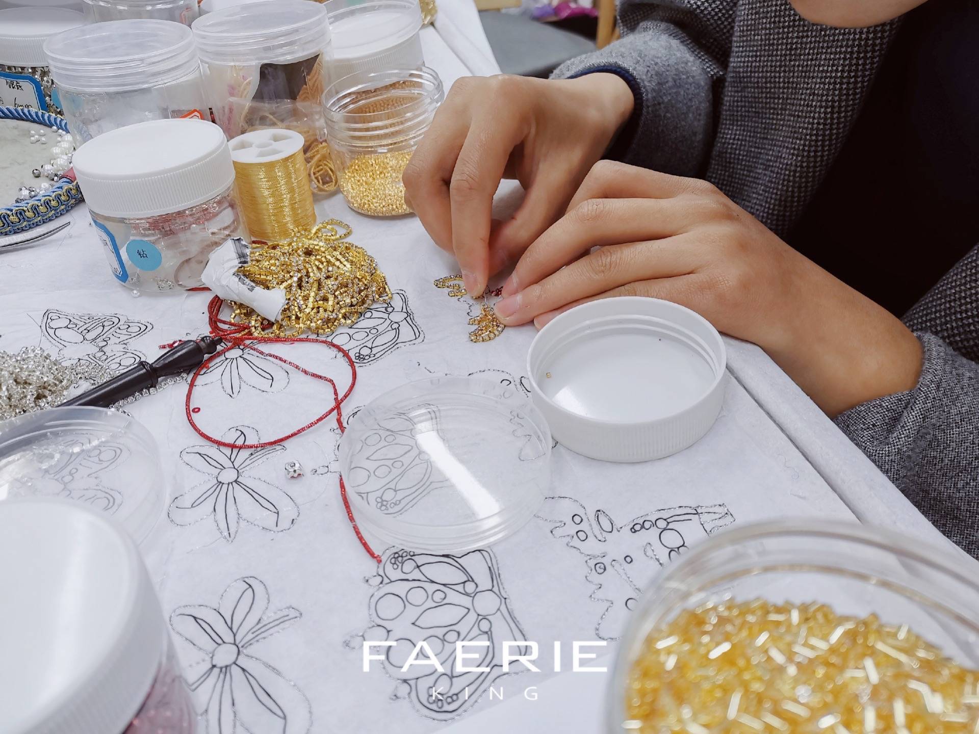 感觉 手工刺绣法式刺绣梵芮锦刺绣