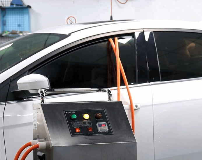 飞立汽车臭氧消毒机具有良好的杀菌,除臭功能,净化车内空气,消除烟臭