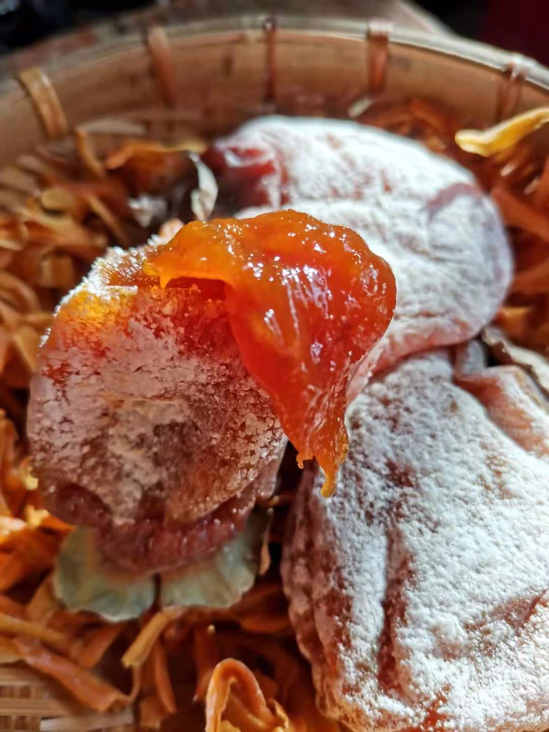 正宗富平柿饼上的白霜是什么