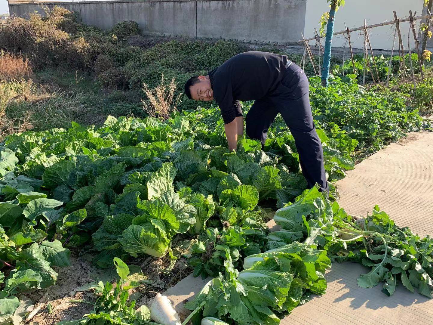 凝心小菜园警营添活力 天门