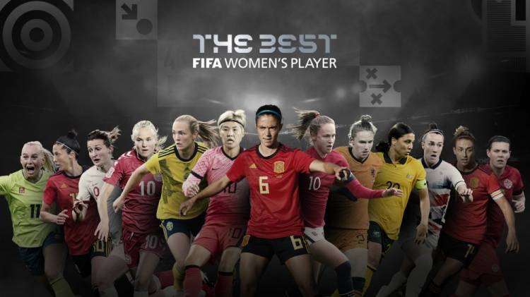 FIFA女足年度最佳球員候選名單：科爾池笑然在列