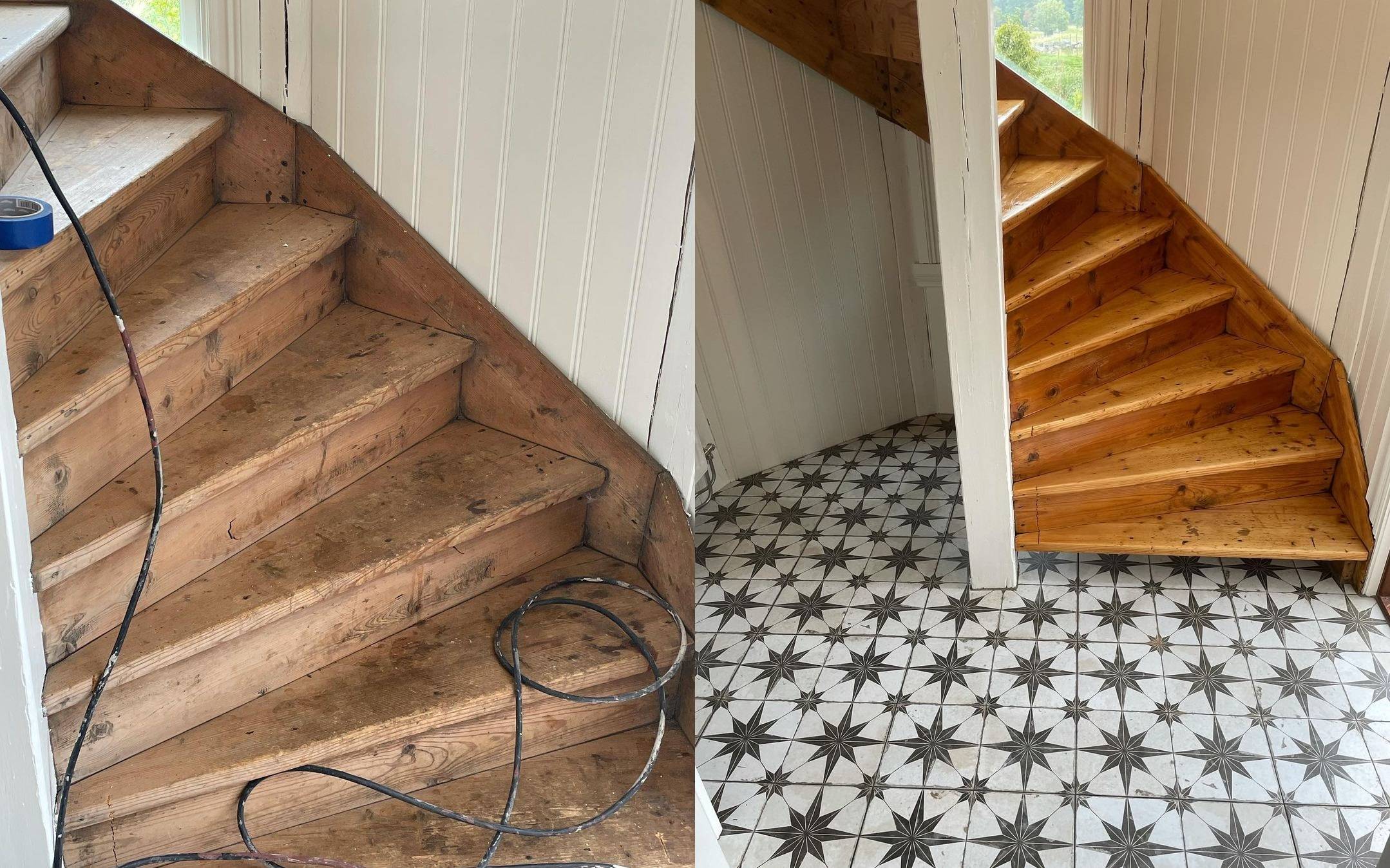 分享一些实木家具涂刷木蜡油前后的对比瞬间_效果_木材_木板