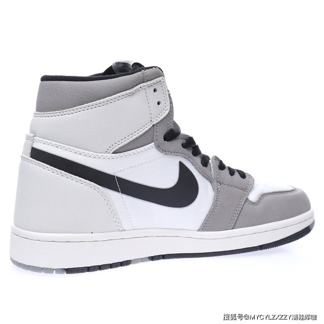 防水 耐克Nike Air Jordan 1 Retro High AJ乔丹1代高帮白灰紫防水3M反光DB2889-100