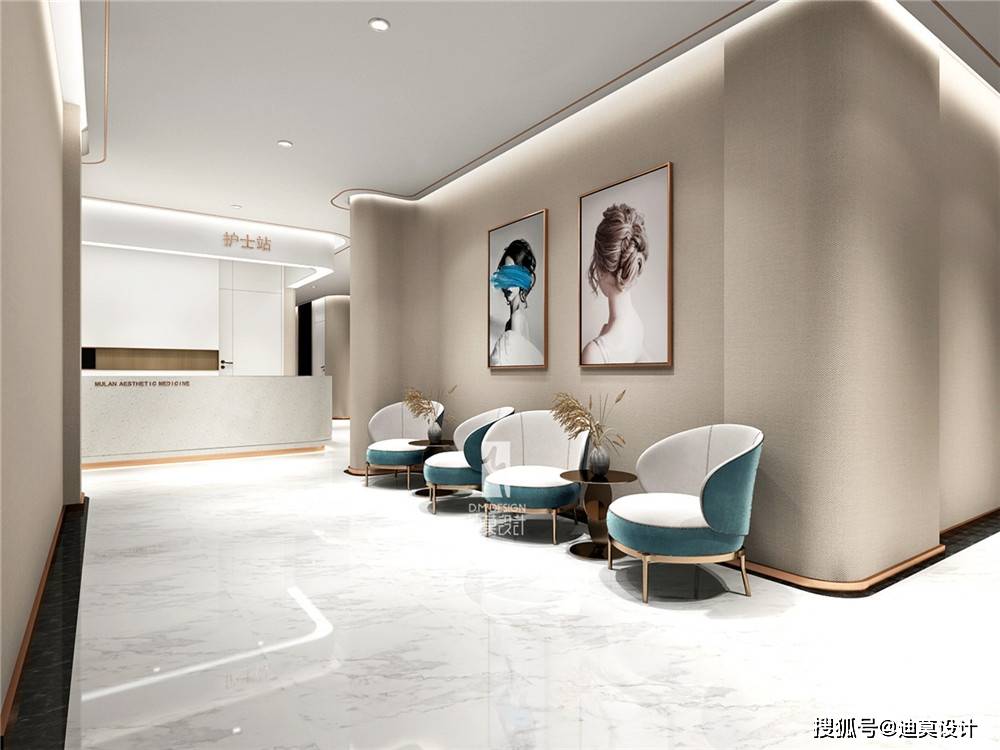 中原地区打造高级感的医美整形机构设计效果 设计让美业空间更美