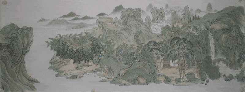 山水画画家赵子文