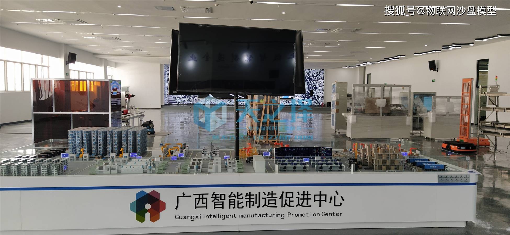 智慧工业工厂沙盘模型