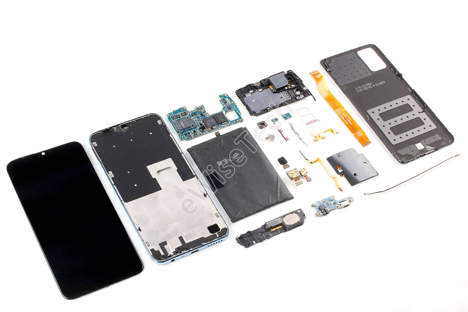 原创e拆解709英寸大屏4900mah大电池荣耀x30max内部多为国产器件