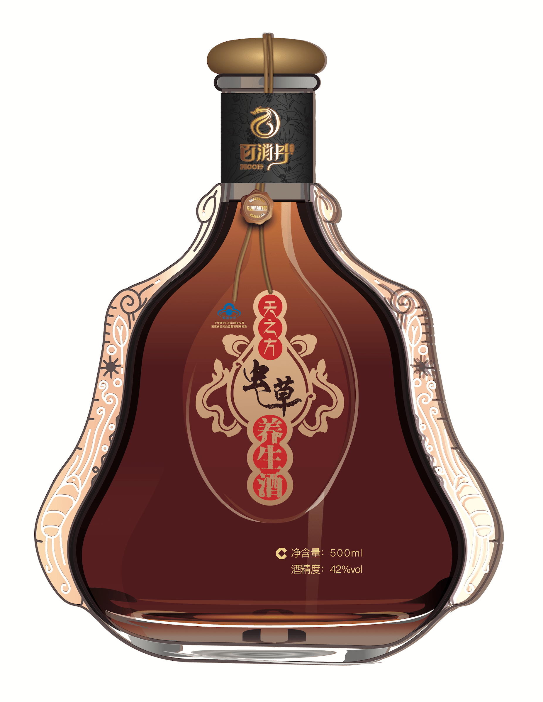 百消丹虫草养生酒无酒不成席无酒不成礼