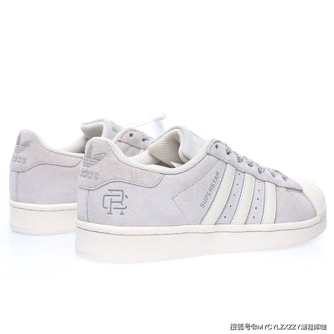 品牌Adidas三叶草 Originals Superstar 贝壳头低帮休闲运动板鞋3M满天星 BS0911
