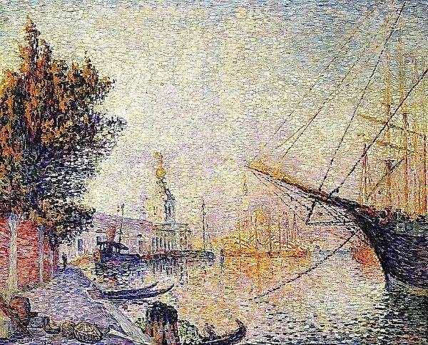 法国新印象派画家保罗·西涅克绘画作品欣赏_Paul_Signac_风景画