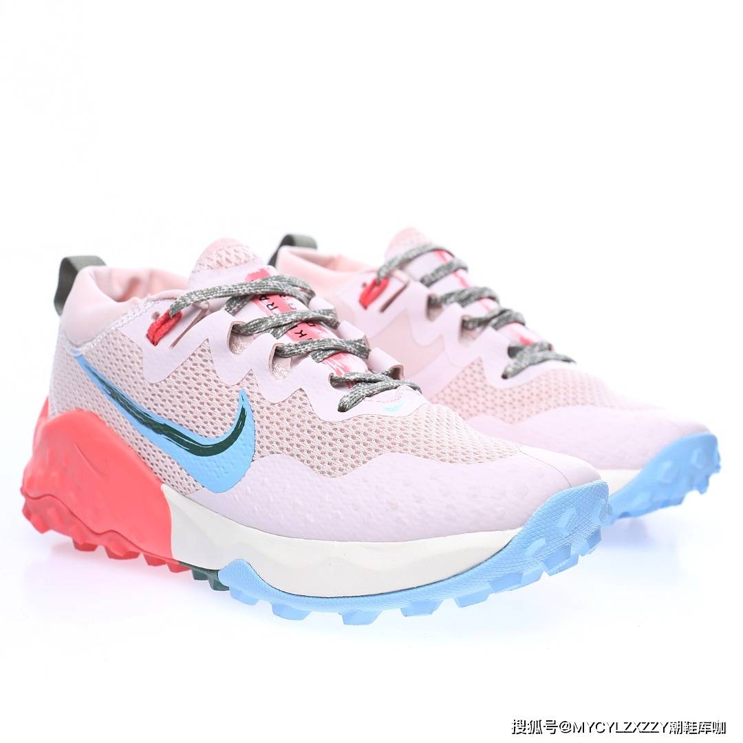 Red Nike Air Zoom Wildhorse 7 Pink/Blue/Green/Red CZ1864-600 DM9470-700