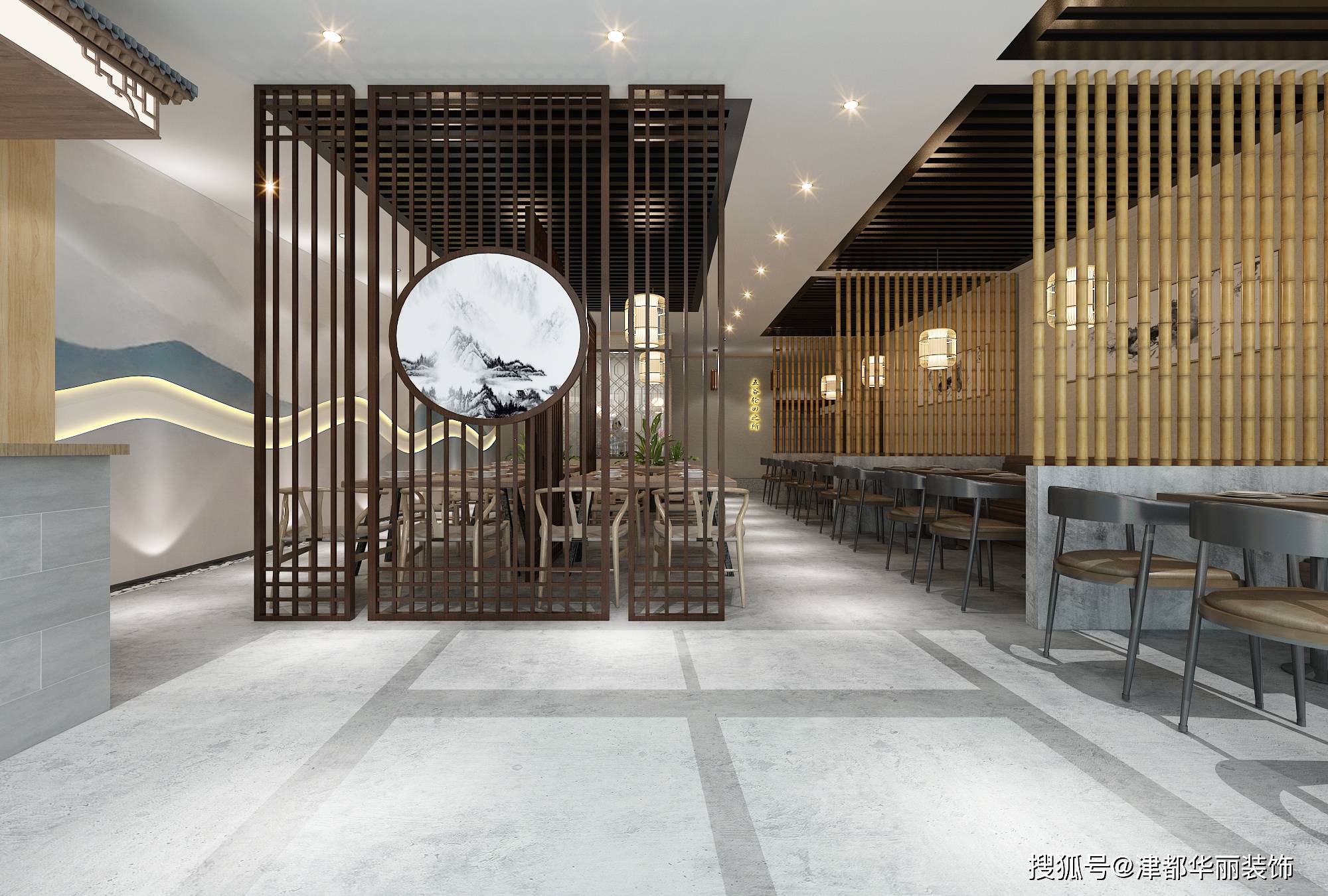 银川装修公司|津都华丽|银川迎吉川菜馆设计装修方案鉴赏_时代_传统