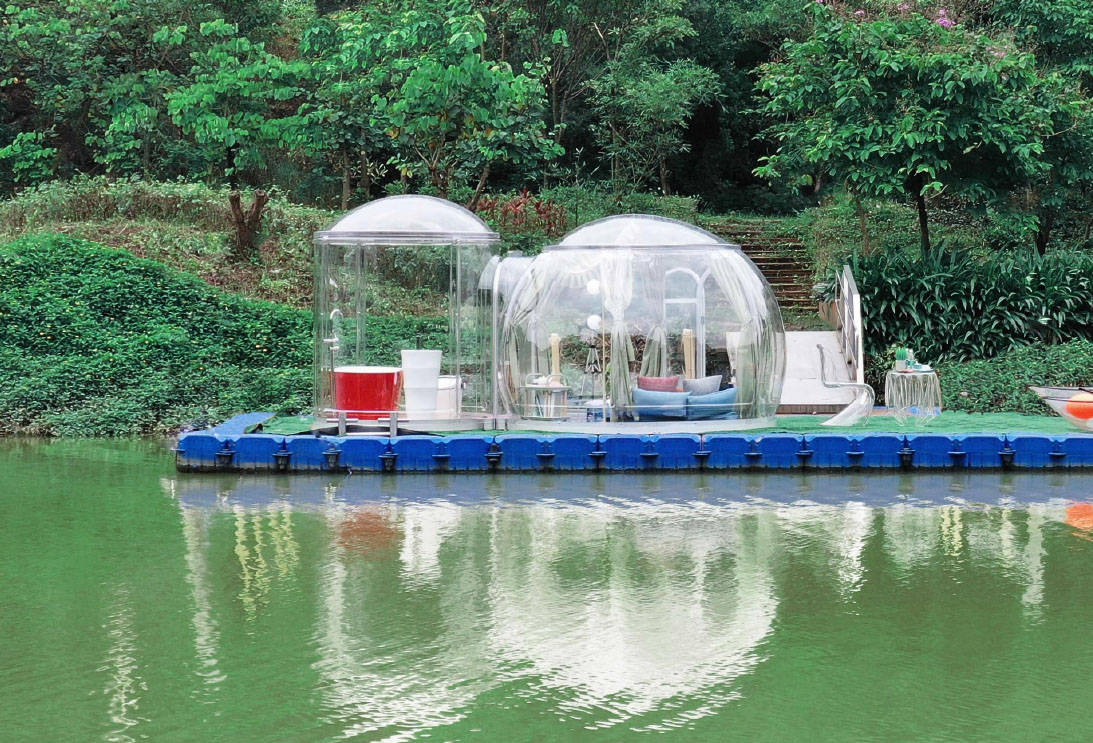 360度全景透明星空房设计理念及实景拍摄